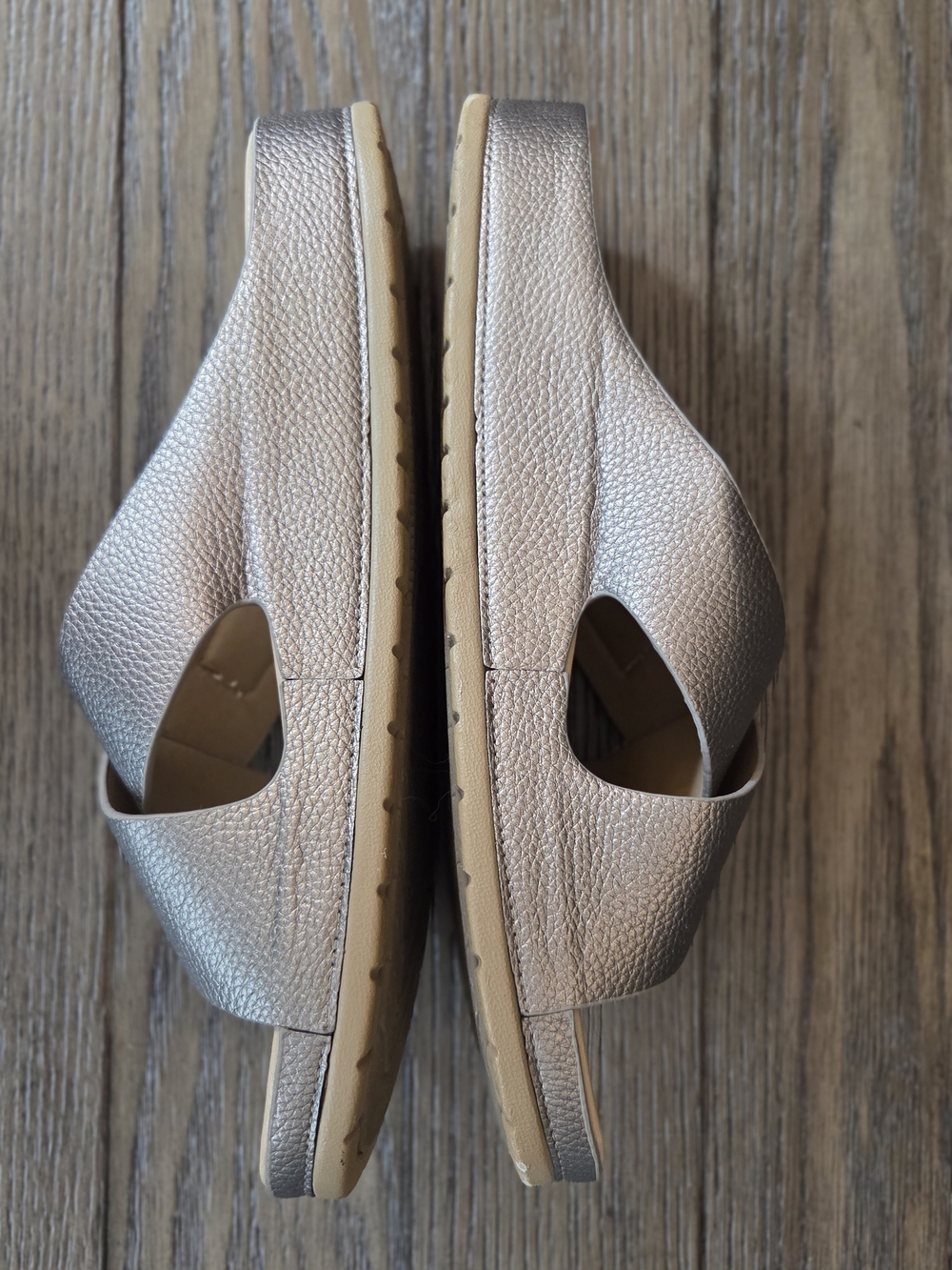 Patrizia by Spring Step Pewter Metallic Rutha Slide Sandals - Picture 6 of 8
